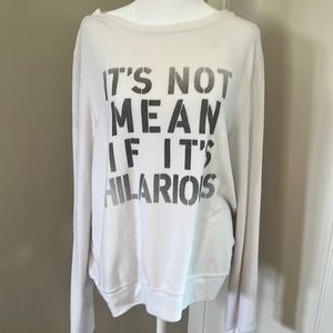 Wildfox Lightweight Sweatshirt Large